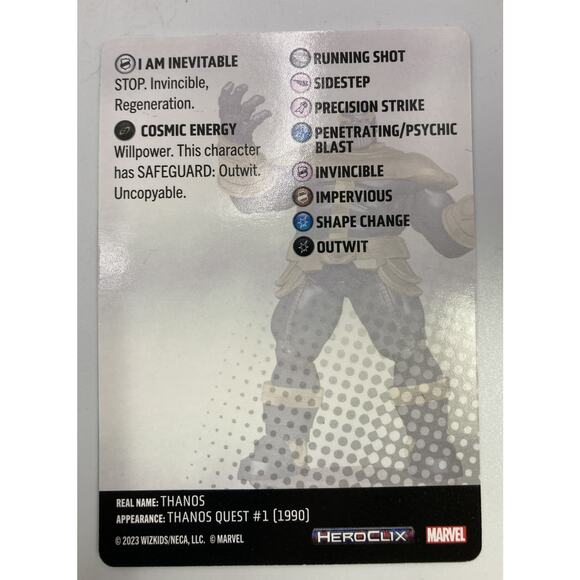 Marvel Heroclix Avengers 60th Anniversary Thanos #24 - Uncommon w/ Card Popular! - Picture 7 of 7